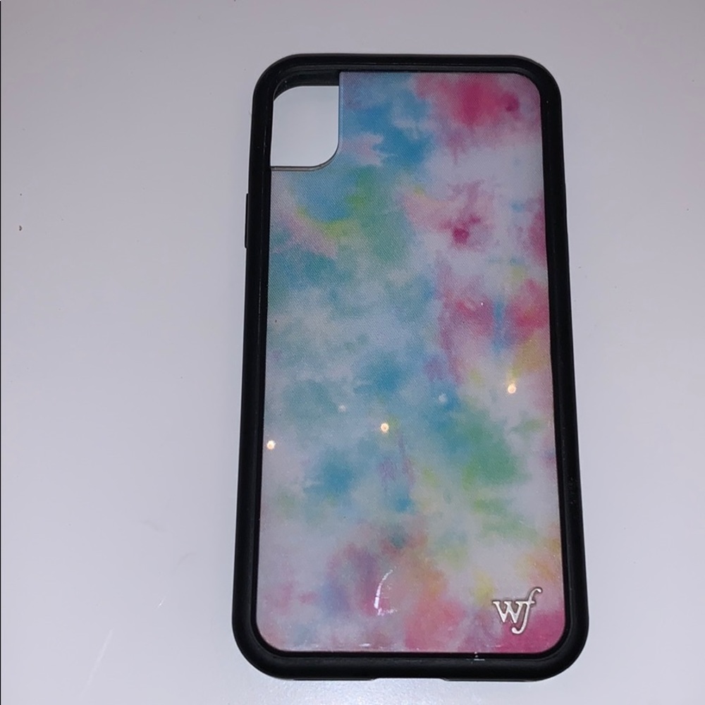 Wildflower iphone XR case tie-dye